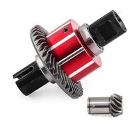 Compatibile Con KRATON Per OUTCAST ARA310937 1/5 RC Auto Parti Upgrade Differenziale Anteriore Posteriore In Acciaio Al Cromo 39+12T RC Parti Auto(Red)