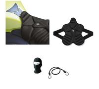 COMPATIBILE CON KTM 1290 SUPER ADVENTURE CUSCINO PER SELLA MOTO COPRISELLA IN RETE AERO 3D TUCANO URBANO 326-N2 NERO COOL FRESH 39X36CM SPESSORE 2CM 100% POLIESTERE