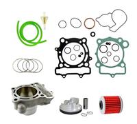 Compatibile Con KXF250 2004 2005 2006 2007 2008 77mm Parti Del Motore Per Moto Blocco Cilindro Pneumatico Kit Fasce Elastiche Pistone Guarnizione Pistone Cilindro Motore