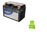 COMPATIBILE CON KYMCO Xciting S E5 400 da anno 2021 al 2022 BATTERIA YTZ14S-BS BATTERIE TECNIUM BTZ14S-BS 11.2 AMPERE 12VOLT GIÀ PRONTA E CARICA MOTO SCOOTER 150X87X110MM