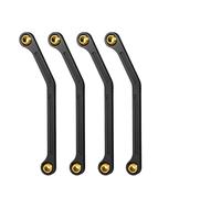 Compatibile Con Kyosho Per MINI-Z 4X4 Per Jimny 32523 1/18 RC Crawler Car Upgrade Parts Set Di Bielle In Metallo Barra Di Collegamento Dello Sterzo Collegamento Auto RC(Black)