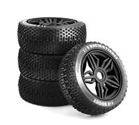 Compatibile Con Kyosho Per MP10 Per Buggy 4WD Per HSP 4 Pezzi Ruote Di Aggiornamento Fuoristrada Buggy Pneumatici Ruota Con 17mm Esagonale Per 1/8 RC Auto Ricambi Pneumatici RC