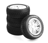 Compatibile Con Kyosho Per MP10 Per Buggy 4WD Per HSP 4 Pezzi Ruote Di Aggiornamento Fuoristrada Pneumatici Ruota 17mm Esagonale Per 1/8 RC Auto