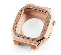 Compatibile con la banda 44/45 mm serie 4/5/6/SE con cinghia di cassa, bande iwatch in acciaio inox con coperchio di protezione, 45mm For 7, A