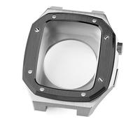 Compatibile con la banda 44/45 mm serie 4/5/6/SE con cinghia di cassa, bande iwatch in acciaio inox con coperchio di protezione, 45mm For 7, A
