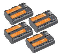 Compatibile con la batteria Canon BP-511 con caricabatteria USB for EOS G6 G5 G3 G2 G1 300D 50D 40D 30D 20D 5D G6 L10 2500mAh(4battery)