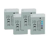 Compatibile con la batteria Canon NB-13L con caricabatterie LCD a 3 slot for G5X G7X G9X G7 X Mark II G9 X, SX620 SX720 SX730(4 Pcs Battery)