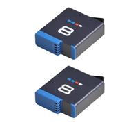 Compatibile con la batteria della fotocamera GoPro Hero 8 Black AHDBT-801 1680mAh(2 Battery)