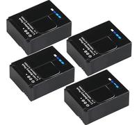 Compatibile con la batteria for fotocamera GoPro Hero 3 3+ AHDBT-301 con caricabatterie doppio LCD(4 pcs battery)