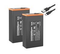 Compatibile Con La Batteria Moultrie Edge, For Le Fotocamere Della Serie Mag Edge 2,PRO,2 PRO Cellular Trail Hunting(2 Battery)