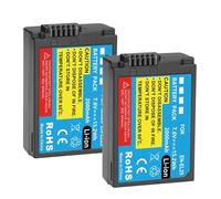 Compatibile con la batteria Nikon EN-EL25 EN-EL25a, 2000 mAh for fotocamere digitali mirrorless Z50 Z30 ZFC(2 Pcs Battery)