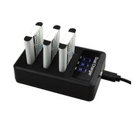 Compatibile con la batteria Olympus LI-50B, sostituzione for la fotocamera li 50b XZ-1 SP-800UZ SZ-30 D-LI92(3battery1Charger)