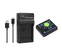 Compatibile con la batteria Panasonic DMW-BCJ13E/PP/GK for la fotocamera DMC-LX5 DMC-LX7 DMC-LX5GK DMC-LX7GK(1Battery 1Charger)