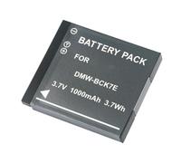 Compatibile con la batteria Panasonic DMW-BCK7E, 1000 mAh for DMC-FT30 DMC-S1 DMC-S2 DMC-S3 DMC-S5 DMC-SZ02 DMC-SZ1 DMC-SZ5 SZ7(1PC Battery)