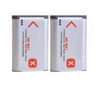 Compatibile con la batteria Sony NP-BX1 con caricabatterie USB LCD for DSC RX1 RX100 M3 M2 RX1R WX300 HX300 HX400 HX50 HX60(2 Battery)