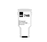 Compatibile con la cartuccia a getto d'inchiostro HP746 P2V82A P2V83A P2V80A P2V78A DesignJet Z6 e Z9 Stampanti di grande formato(HP-746-MBK-300ML)