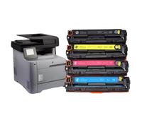 Compatibile con la cartuccia di toner HP 312A CF380A CF381A CF382A CF383A for Color MFP M476dn M476dw M476nw(Cyan 2300 page)