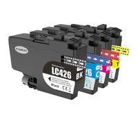 Compatibile con la cartuccia d'inchiostro Brother LC426 LC426XL for stampanti serie MFC-J(1SET LC426 BK C M Y)