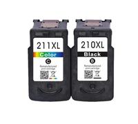 Compatibile con la cartuccia d'inchiostro Canon PG-210XL CL-211XL for la stampante iP2700 MP240 MX330 MX410(1Black 1Color)