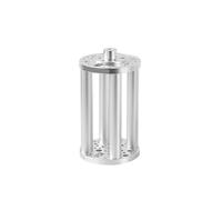 Compatibile con la colonna di estensione Zhenwang AM5 AM3 150i | Prolunga di altezza for treppiede EQ6, struttura anti-contraccolpo, adatta for montatura equatoriale armonica(Silver200mm)