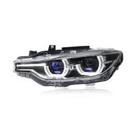 Compatibile con la coppia di luci LED originali for auto, compatibile con BMW Serie 3 2012-2019 F30 F35 F80 Fari dinamici DRL Halo Angel Eyes Lente del proiettore(For Original Haloge,2PCS_LHD)