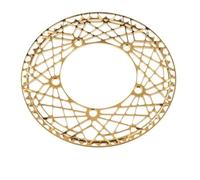 Compatibile con la corona for bici pieghevole BOLANY 130BCD - Alluminio CNC cavo 56T, ruota dentata super leggera con placcatura arcobaleno for guarnitura(Gold)