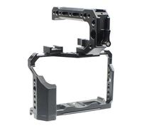 Compatibile con la fotocamera Fuji X-T4, struttura a gabbia completa, telaio sagomato con maniglia superiore e punti di montaggio multipli(Top Handle Type A)
