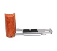 Compatibile con la fotocamera mirrorless Fujifilm X-E5 - Piastra di base a sgancio rapido in lega di alluminio con supporto for impugnatura in legno(Silver)