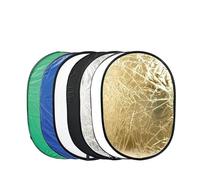 Compatibile con la fotocamera, riflettore di luce pieghevole ovale 7 in 1, diffusore fotografico portatile da 40x60 pollici for studio e uso esterno
