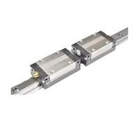 Compatibile con la guida di guida lineare SSR15 con blocco da 1000 mm | Binario di guida e 1 set di carrelli, larghezza binario da 15 mm, lunghezza 1.000 mm, grasso preapplicato