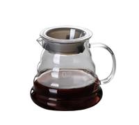 Compatibile con la macchina da caffè Pour Over - Caraffa in vetro 360/600 ml gocciolatore/filtro, 1-4 tazze(600ml)