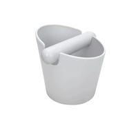 Compatibile con la maggior parte delle macchine caffè, contenitore per caffè, fondi e rifiuti, accessori bar caffetteria(Straight White)
