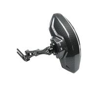 Compatibile Con La Maggior Parte Delle Motociclette E Staffa Parafango Posteriore For Bici Elettriche: Compatibile Con Pneumatici Da 10", Ala In Alluminio Girevole E Regolabile A 360°(BLACK)