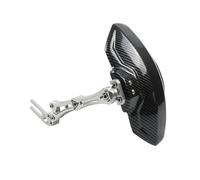 Compatibile con la maggior parte delle motociclette e staffa parafango posteriore for bici elettriche: compatibile con pneumatici da 10", ala in alluminio girevole e regolabile a 360°(TITANIUM)