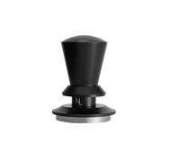 Compatibile con la molla autolivellante Muvna Ripple Tamper | Trama di base ondulata; pressa a molla; si adatta ai cestini standard(58.35mm,Black-flat bottom)