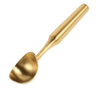 Compatibile con la paletta for gelato in acciaio inossidabile dorato, antiaderente, resistente, manico lungo, for pasta for biscotti, scavino for melone, piccola