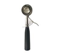 Compatibile con la pressa for paletta in acciaio inossidabile manico in plastica, scavatrice, for frutta, dessert, a prova di ruggine(Black-47mm)
