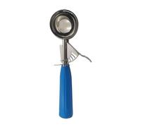 Compatibile con la pressa for paletta in acciaio inossidabile manico in plastica, scavatrice, for frutta, dessert, a prova di ruggine(Blue-55mm)