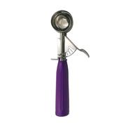 Compatibile con la pressa for paletta in acciaio inossidabile manico in plastica, scavatrice, for frutta, dessert, a prova di ruggine(Purple-40mm)