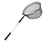 Compatibile con la rete da pesca. La maniglia telescopica in gomma in lega di alluminio si estende fino a 150 cm pieghevole