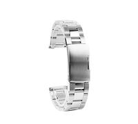 Compatibile con la serie Casio Small Square Lunar cinturino in acciaio inossidabile e catena for orologio Milan Mesh Belt(B-silver,22mm-width)
