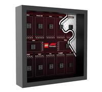 Compatibile con la serie per LEGO F1 (Formula 1) Racing Car - Serie Minifigure, adatto per espositori per 12 auto da corsa di F1 (set 71049, mattoncini non inclusi). Nero