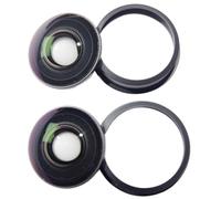 Compatibile con la sostituzione del vetro dell'obiettivo della fotocamera Insta360 X4 - Parte di riparazione ottica anteriore/posteriore(Ver2 2PCS Lens)