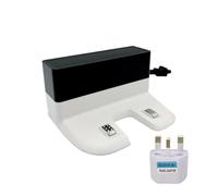 Compatibile con la stazione di ricarica for aspirapolvere robot T8 T9 N8 N9, base di ricarica bianca CH1833, alimentatore stabile con aggancio automatico, pezzo di ricambio(Dock add EU adapter)