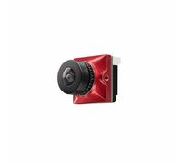 Compatibile Con La Telecamera FPV Ratel 2 Con Obiettivo Da 2,1 Mm, Rapporto D'aspetto 16:9/4:3 Commutabile, Include Obiettivo Di Ricambio For Micro Droni FPV.(Ratel 2 Red)