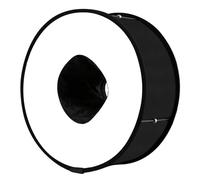 Compatibile con lampeggiatori Canon - Riflettore diffusore flash softbox ad anello facile da piegare da 45 cm for ritratti