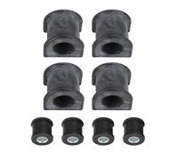 Compatibile Con Land For Cruiser 80 Series 1993-1997 8 Pezzi Kit Boccole Supporto Stabilizzatore Barra Antirollio Anteriore Posteriore C210-A008-BLK Kit boccole Barra antirollio