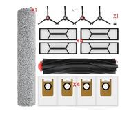 Compatibile con l'aspirapolvere robot Eufy Omni S1 Pro, 1 mocio rotante, 1 spazzola rotante, 4 sacchetti for la polvere, 4 filtri ad alte prestazioni, 4 spazzole laterali