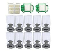 Compatibile con l'aspirapolvere senza fili Kobold VK7 FP7, 10 sacchetti per la polvere, 2 prefiltri, 1 pastiglia/stick profumato.