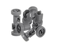 Compatibile con lavastoviglie Top Basket Wheel Kit, set di ricambio da 8 pezzi